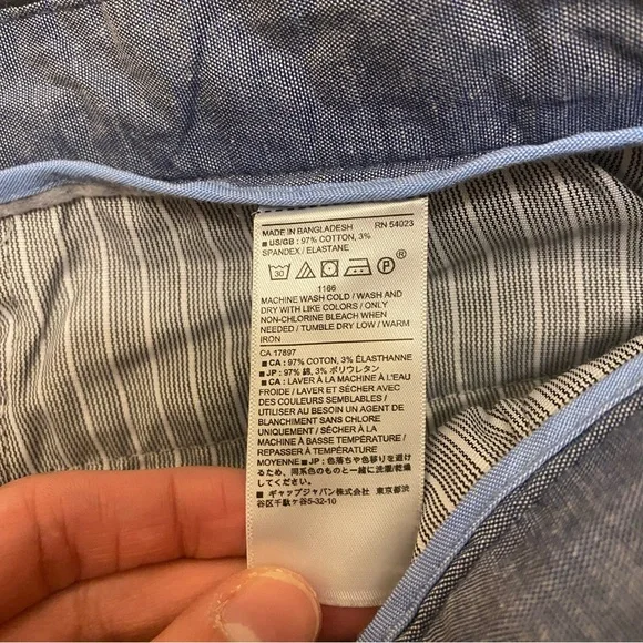 NWT Bananna Republic Aiden Slim Stretch Chino Khaki Black Navy 32x36 Classic - Picture 7 of 7